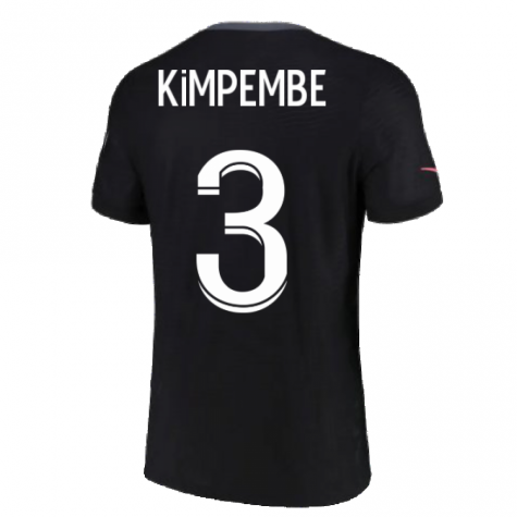 PSG 2021-2022 Vapor 3rd Shirt (KIMPEMBE 3)