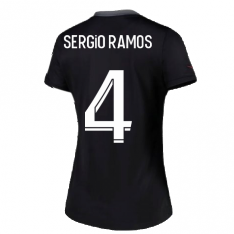 PSG 2021-2022 Womens 3rd Shirt (SERGIO RAMOS 4)