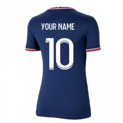 PSG 2021-2022 Womens Home Shirt (Your Name)