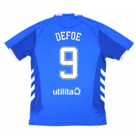 Rangers 2018-19 Home Shirt ((Excellent) L) (DEFOE 9)