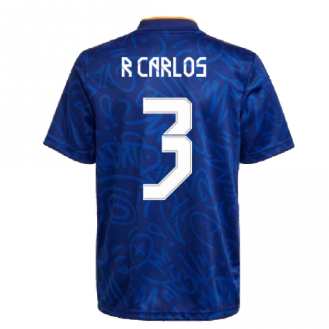 Real Madrid 2021-2022 Away Shirt (Kids) (R CARLOS 3)