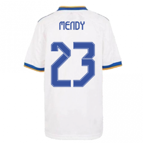 Real Madrid 2021-2022 Home Shirt (Kids) (F MENDY 23)