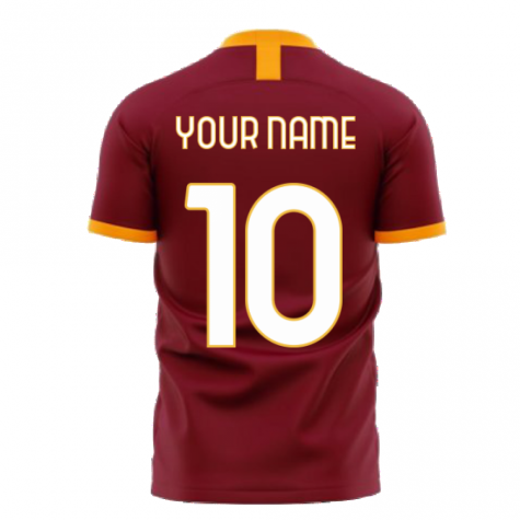 Roma 2025-2026 Home Concept Football Kit (Libero) (Your Name)