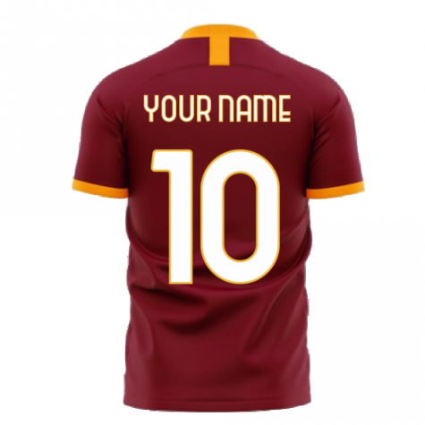 Roma 2023-2024 Home Concept Football Kit (Libero) (Your Name)