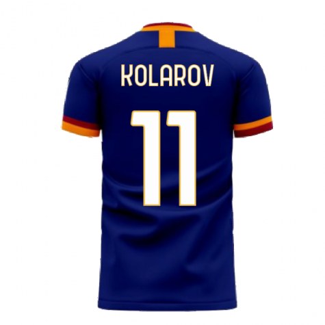 Roma 2023-2024 Third Concept Football Kit (Libero) (KOLAROV 11) - Kids (Long Sleeve)