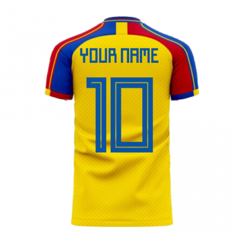 Romania 2025-2026 Home Concept Football Kit (Libero) (Your Name)