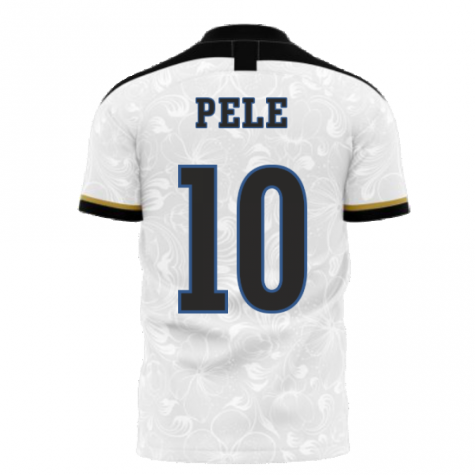 Santos 2023-2024 Home Concept Football Kit (Libero) (PELE 10) - Little Boys