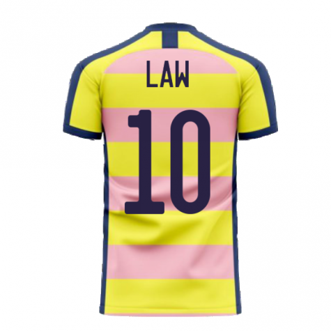 Scotland 2023-2024 Away Concept Football Kit (Libero) (LAW 10) - Kids (Long Sleeve)