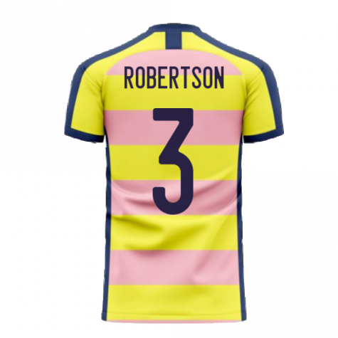 Scotland 2023-2024 Away Concept Football Kit (Libero) (ROBERTSON 3) - Kids (Long Sleeve)