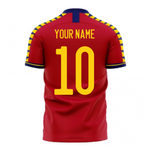 Spain 2025-2026 Home Concept Football Kit (Libero) (Your Name)