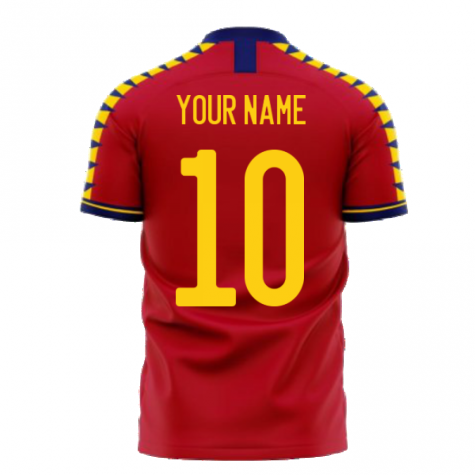 Spain 2023-2024 Home Concept Football Kit (Libero) (Your Name)