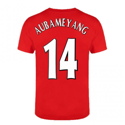 The Invincibles 49 Unbeaten T-Shirt (Red) (AUBAMEYANG 14)