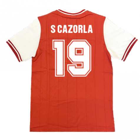 Vintage Football The Cannon Home Shirt (S CAZORLA 19)