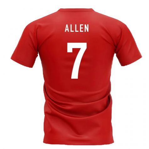 Wales Team T-Shirt - Red (ALLEN 7)