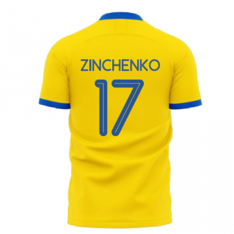 We Are With You Ukraine Concept Football Kit (Libero) (ZINCHENKO 17)