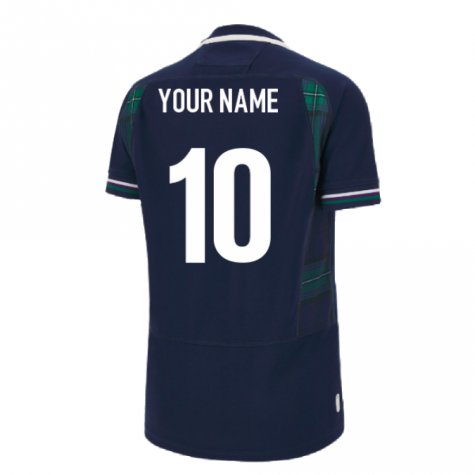 Scotland RWC 2023 Home Rugby Poly Replica Shirt (Ladies) (Your Name)