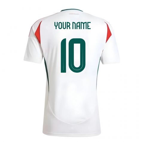 2024-2025 Hungary Away Shirt (Your Name)