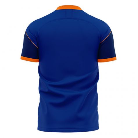 India 2023-2024 Home Concept Football Kit (Libero) - Kids (Long Sleeve)