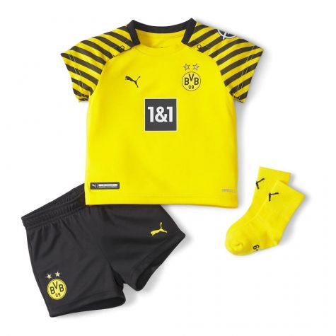 2021-2022 Borussia Dortmund Home Baby Kit (HAZARD 10)