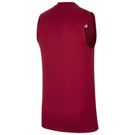 2021-2022 Barcelona Sleeveless Top (Red) (ROMARIO 9)