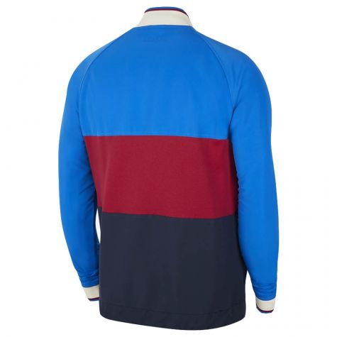 2021-2022 Barcelona Elite I96 Anthem Jacket (Blue-Red)