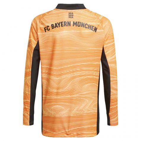 2021-2022 Bayern Munich Home Goalkeeper Shirt (Orange) (Your Name)