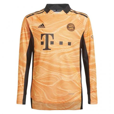 2021-2022 Bayern Munich Home Goalkeeper Shirt (Orange) (NEUER 1)