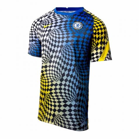 2021-2022 Chelsea Dry Pre-Match Training Shirt (Blue) (CHRISTENSEN 4)