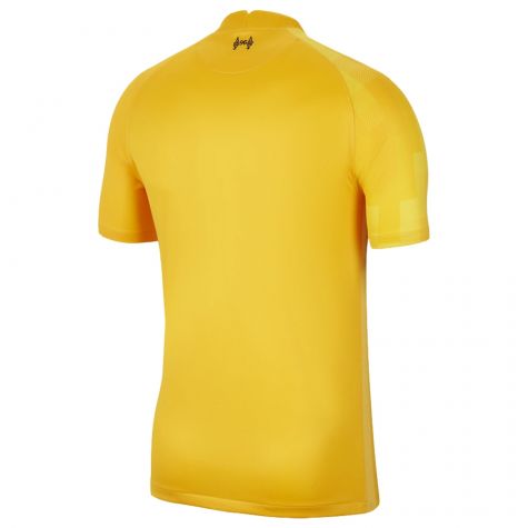 Liverpool 2021-2022 Home Goalkeeper Shirt (University Gold) - Kids