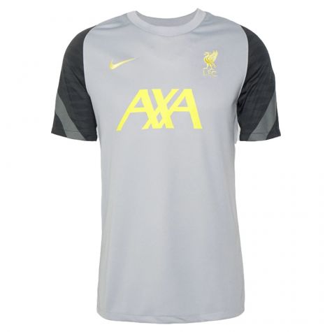 Liverpool 2021-2022 CL Training Shirt (Wolf Grey) - Kids (VIRGIL 4)