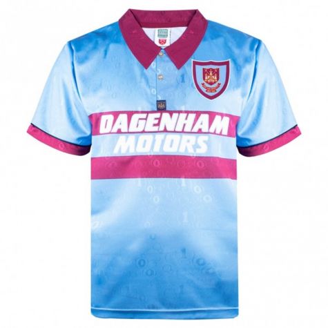 1995-1996 West Ham Away Retro Shirt (Cottee 9)