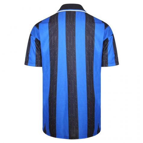 1998 Inter Milan Score Draw Home Shirt (Zamorano 17)