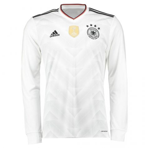 2017-2018 Germany Long Sleeve Home Shirt (Gotze 19)