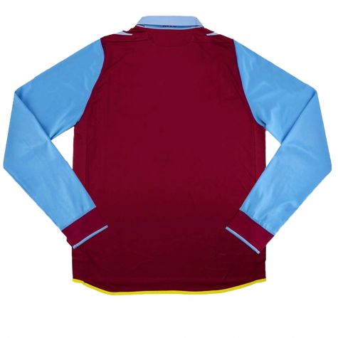 2012-2013 Aston Villa Long Sleeve Home Shirt (Your Name)