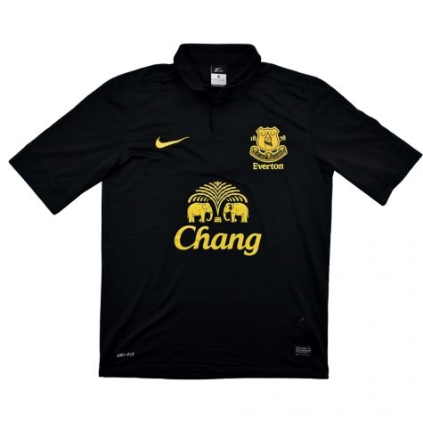 Everton 2012-13 Away Shirt Size Medium ((Excellent) M) (Hibbert 2)