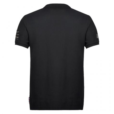 2022 Aston Martin Official LS Polo Shirt (Black)
