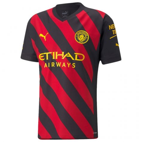 2022-2023 Man City Authentic Away Shirt (KOMPANY 4)