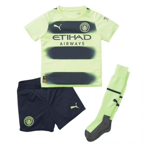 2022-2023 Man City Third Mini Kit (J ALVAREZ 19)