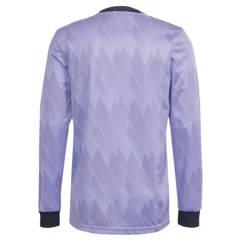 2022-2023 Real Madrid Authentic Long Sleeve Away Shirt (Your Name)