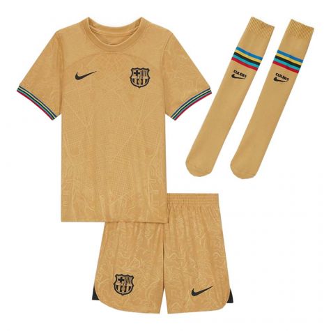 2022-2023 Barcelona Little Boys Away Kit (FERRAN 11)