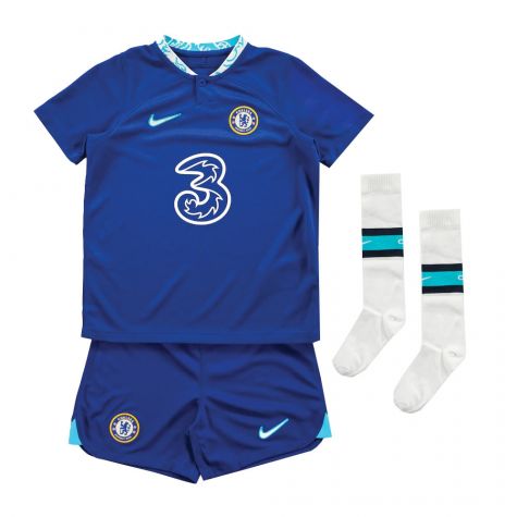 2022-2023 Chelsea Little Boys Home Mini Kit (PULISIC 10)