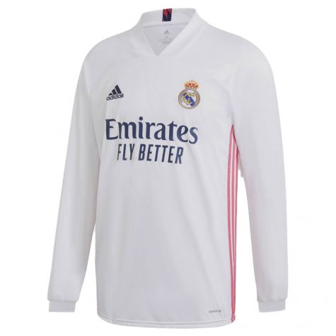 2020-2021 Real Madrid Long Sleeve Home Shirt (BECKHAM 23)