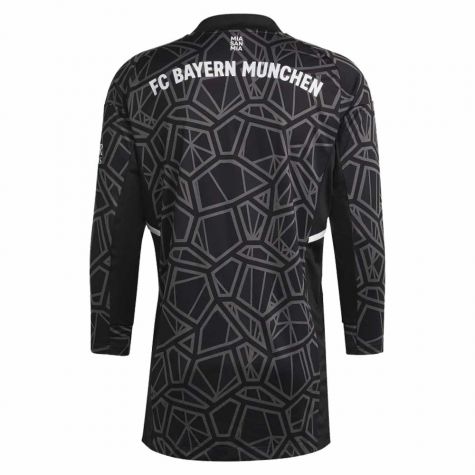 2022-2023 Bayern Munich Home Goalkeeper Shirt (Black) (Your Name)