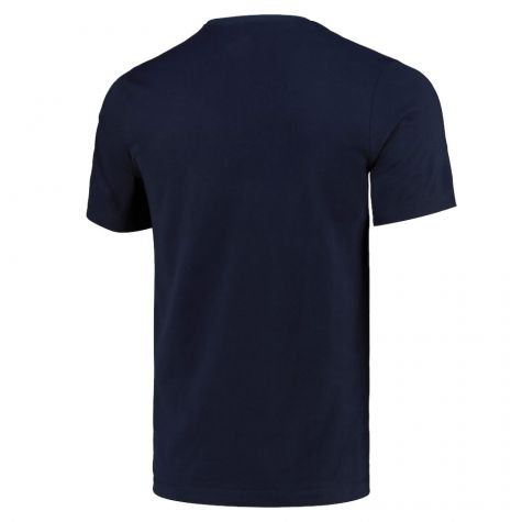 2022-2023 Barcelona Crest T-Shirt (Navy) (A INIESTA 8)