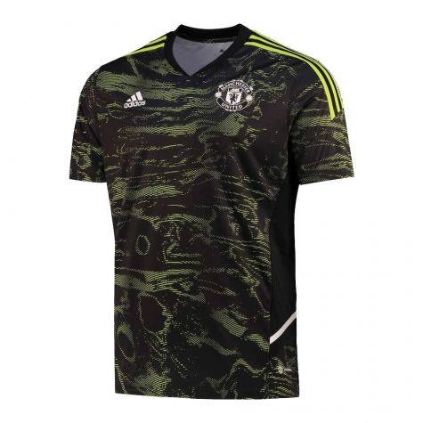 2022-2023 Man Utd EU Training Jersey (Solar Slime) (KEANE 16)