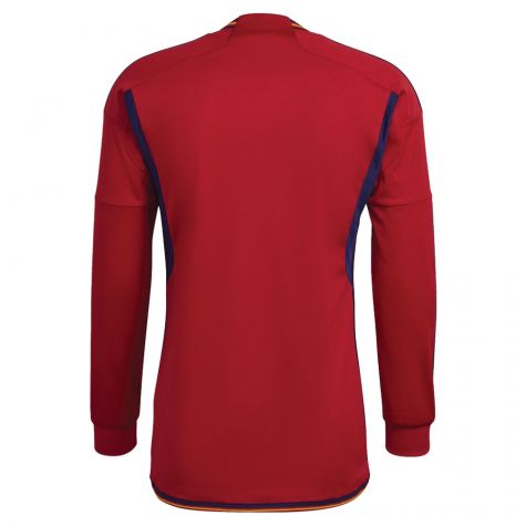 2022-2023 Spain Long Sleeve Home Shirt