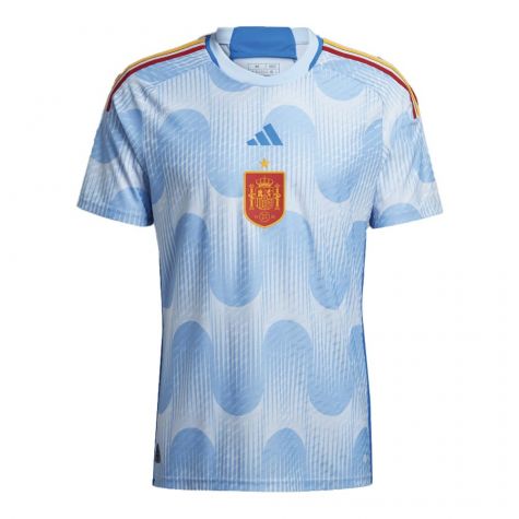 2022-2023 Spain Authentic Away Shirt (Your Name)