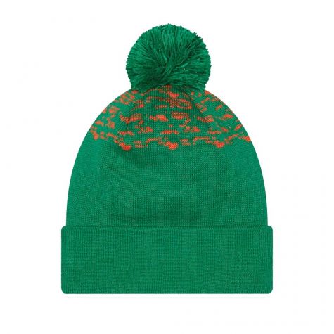 2022-2023 Ireland FAI Marl Bobble Cuff Beanie (Green)