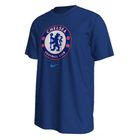 2022-2023 Chelsea Crest Tee (Blue) (KOULIBALY 26)