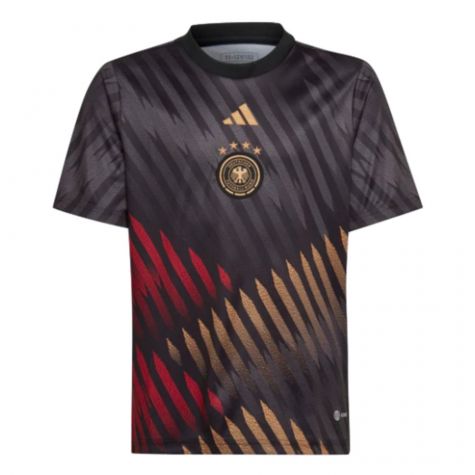 2022-2023 Germany Pre-Match Shirt (Black) - Kids (GNABRY 10)